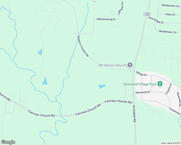 map of restaurants, bars, coffee shops, grocery stores, and more near Robbins Country Road in Trinity