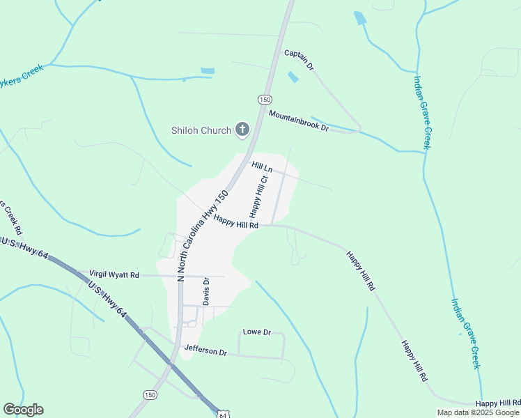 map of restaurants, bars, coffee shops, grocery stores, and more near 200 Happy Hill Court in Lexington