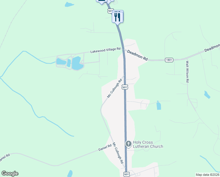 map of restaurants, bars, coffee shops, grocery stores, and more near 155 Mc Cullough Road in Mocksville