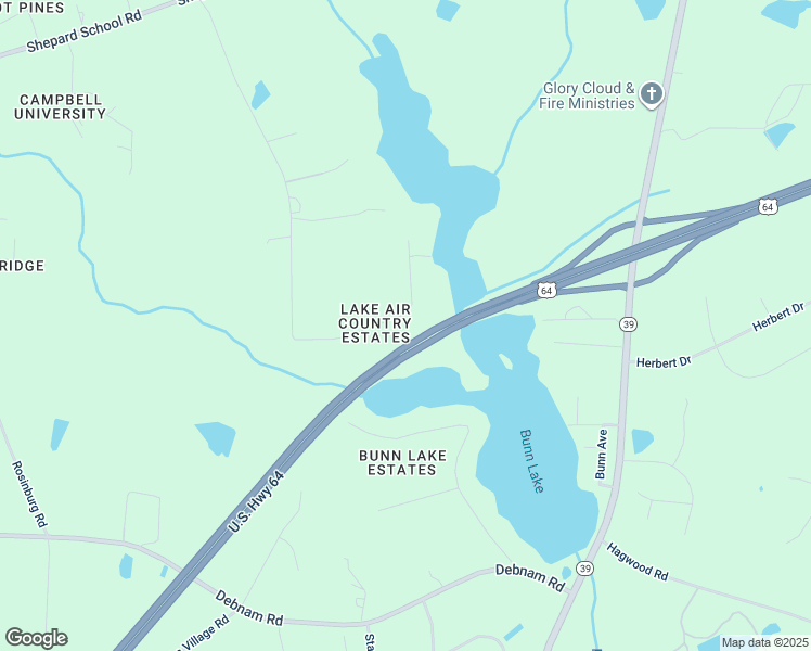 map of restaurants, bars, coffee shops, grocery stores, and more near 10748 Patrician Way in Zebulon
