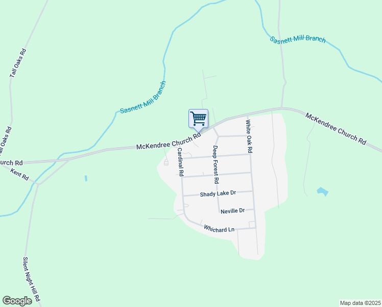 map of restaurants, bars, coffee shops, grocery stores, and more near Hickory Avenue in Edgecombe County