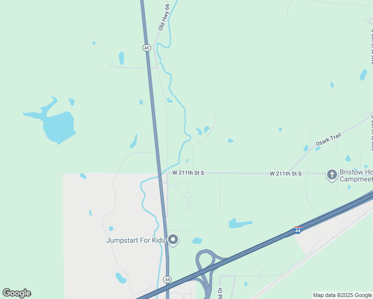 map of restaurants, bars, coffee shops, grocery stores, and more near 35119 West 211th Street South in Bristow