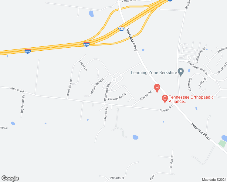 map of restaurants, bars, coffee shops, grocery stores, and more near 6209 Birchtree Drive in Murfreesboro