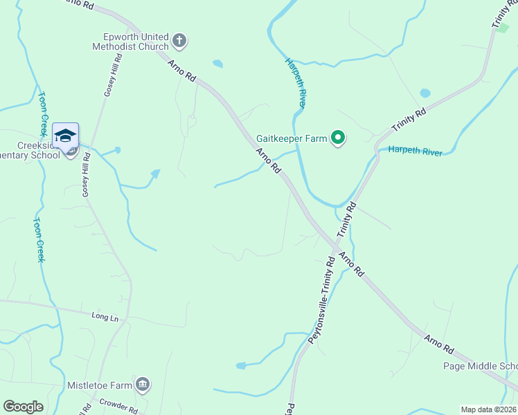 map of restaurants, bars, coffee shops, grocery stores, and more near 4395 Arno Road in Franklin