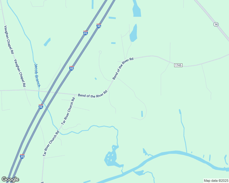 map of restaurants, bars, coffee shops, grocery stores, and more near 3277 Bend of the River Road in Elm City