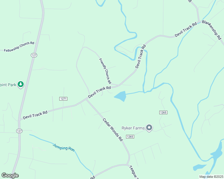 map of restaurants, bars, coffee shops, grocery stores, and more near 776 Devil Track Road in Taylorsville