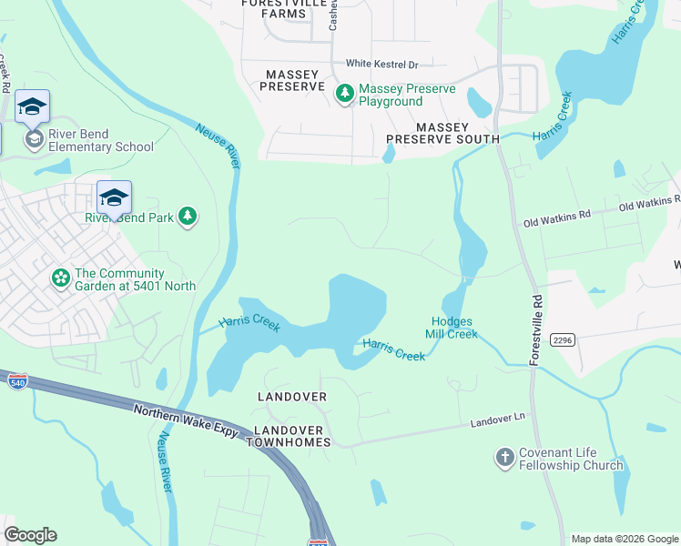 map of restaurants, bars, coffee shops, grocery stores, and more near 4024 Granite Ridge Trail in Raleigh