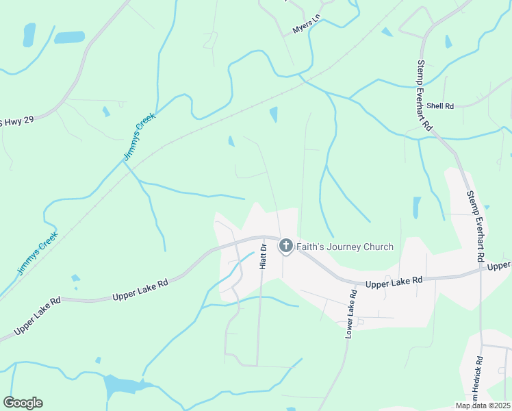 map of restaurants, bars, coffee shops, grocery stores, and more near 235 Hogan Bowers Road in Thomasville