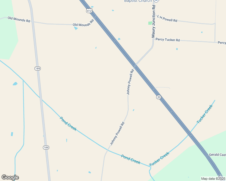 map of restaurants, bars, coffee shops, grocery stores, and more near 187 Johnny Powell Road in Friendship