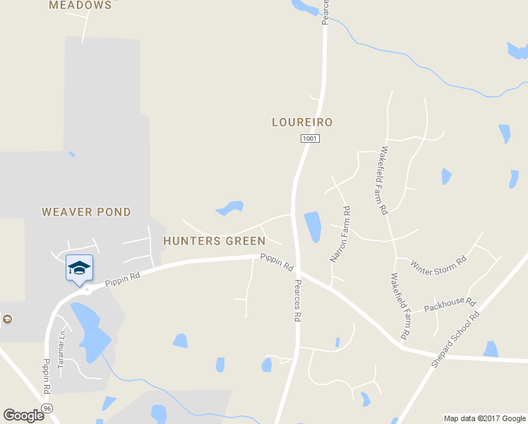 map of restaurants, bars, coffee shops, grocery stores, and more near 9209 Hunters Greene Drive in Zebulon