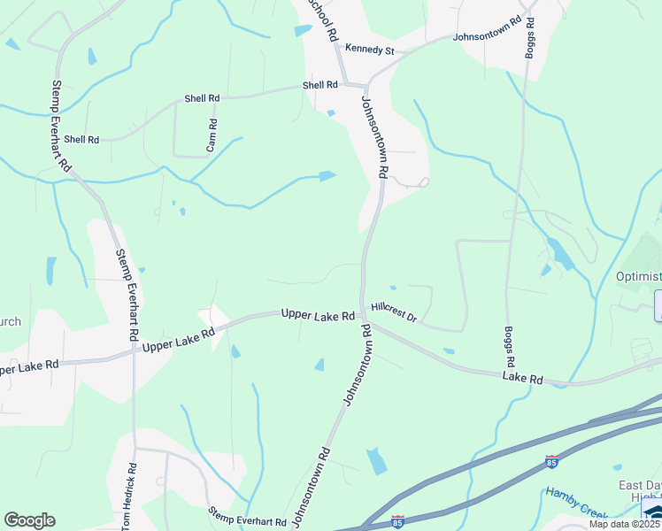 map of restaurants, bars, coffee shops, grocery stores, and more near 1172 Johnsontown Road in Thomasville