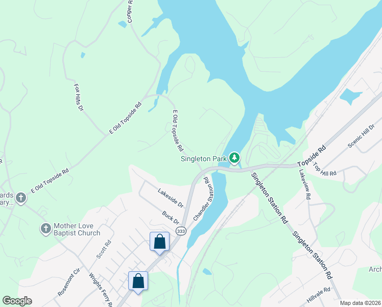 map of restaurants, bars, coffee shops, grocery stores, and more near 1540 East Old Topside Road in Louisville