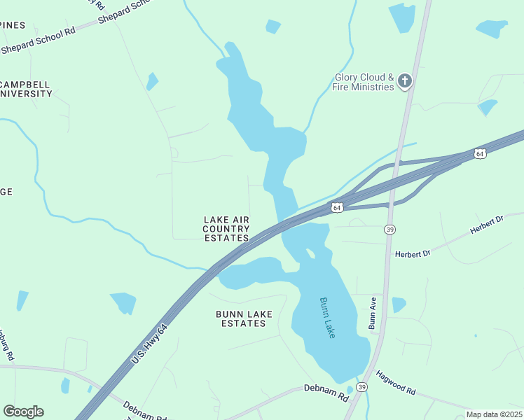 map of restaurants, bars, coffee shops, grocery stores, and more near 10764 Patrician Way in Zebulon