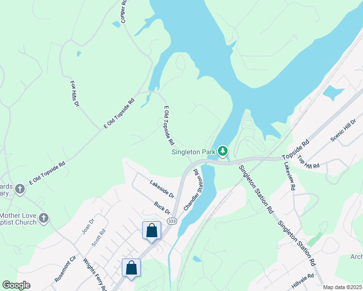 map of restaurants, bars, coffee shops, grocery stores, and more near 1540 East Old Topside Road in Louisville
