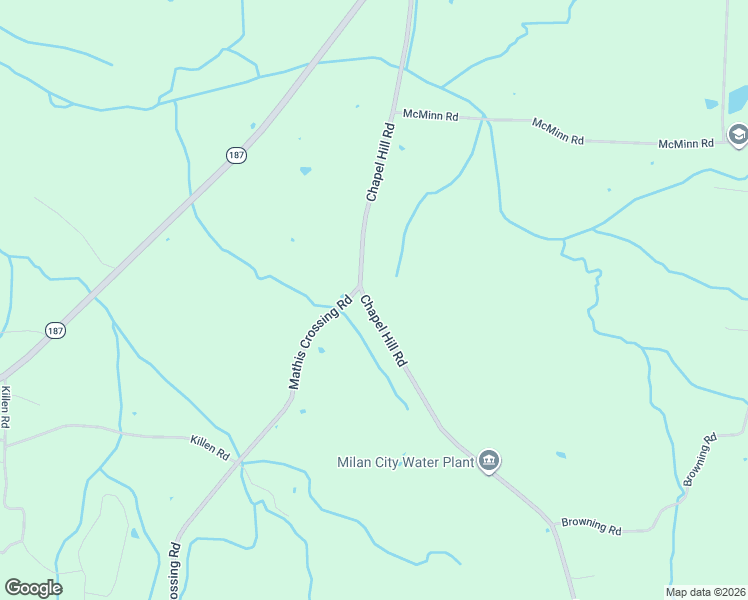 map of restaurants, bars, coffee shops, grocery stores, and more near 214 Chapel Hill Road in Milan