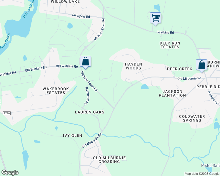 map of restaurants, bars, coffee shops, grocery stores, and more near 1001 Park Hill Drive in Raleigh