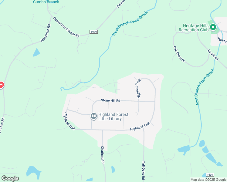 map of restaurants, bars, coffee shops, grocery stores, and more near 85 Margaret Daniel Lane in Chapel Hill