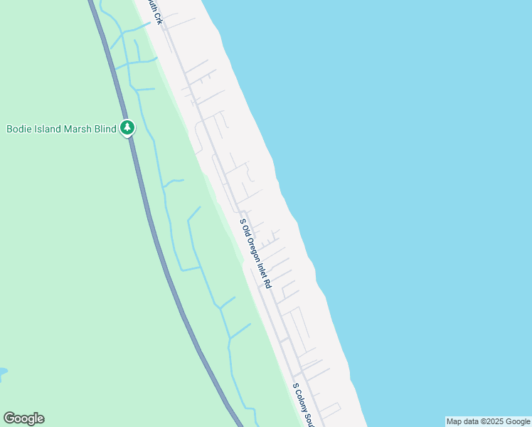map of restaurants, bars, coffee shops, grocery stores, and more near 10011 South Old Oregon Inlet Road in Nags Head