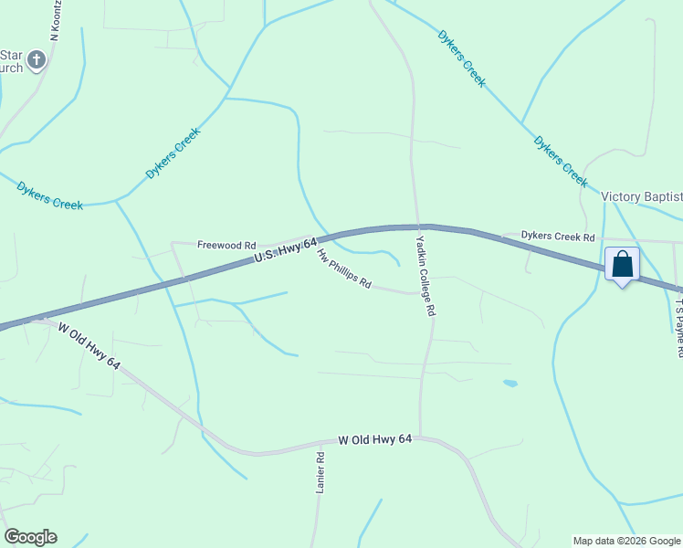 map of restaurants, bars, coffee shops, grocery stores, and more near 216 Hw Phillips Road in Lexington