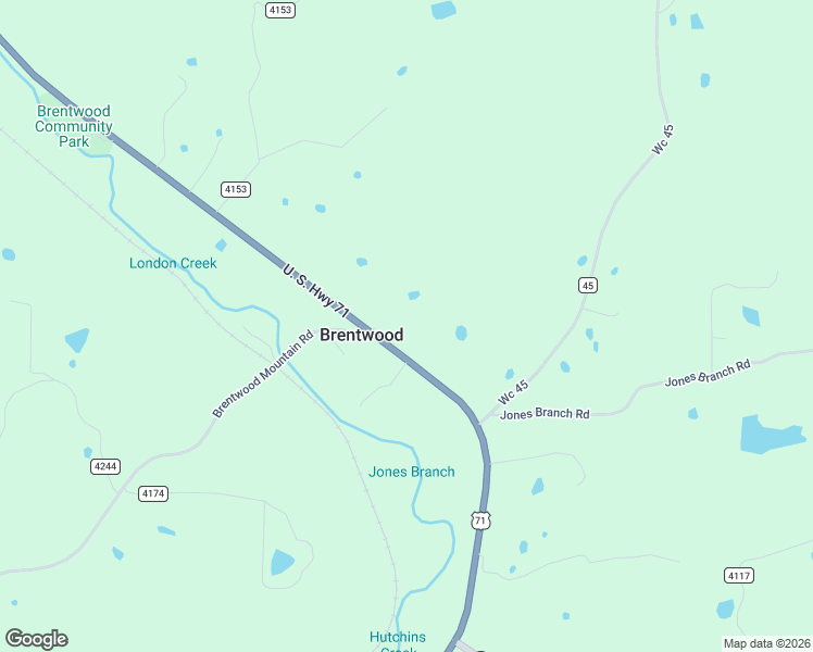 map of restaurants, bars, coffee shops, grocery stores, and more near 16710 U.S. 71 in Winslow