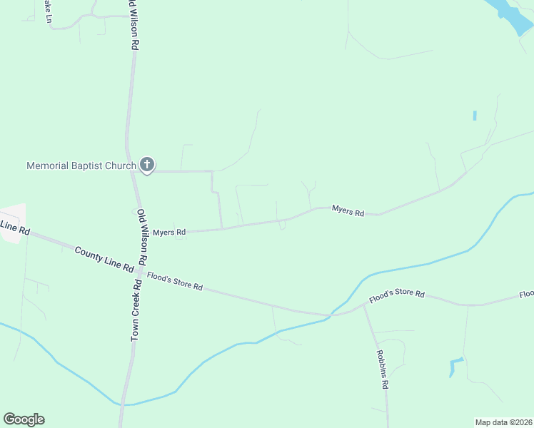 map of restaurants, bars, coffee shops, grocery stores, and more near 425 Myers Road in Rocky Mount