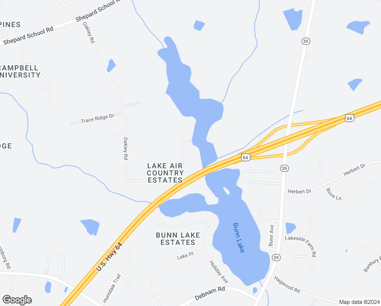 map of restaurants, bars, coffee shops, grocery stores, and more near 10768 Patrician Way in Zebulon