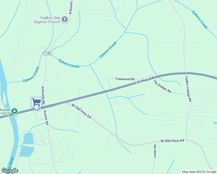 map of restaurants, bars, coffee shops, grocery stores, and more near 564 Freewood Road in Lexington
