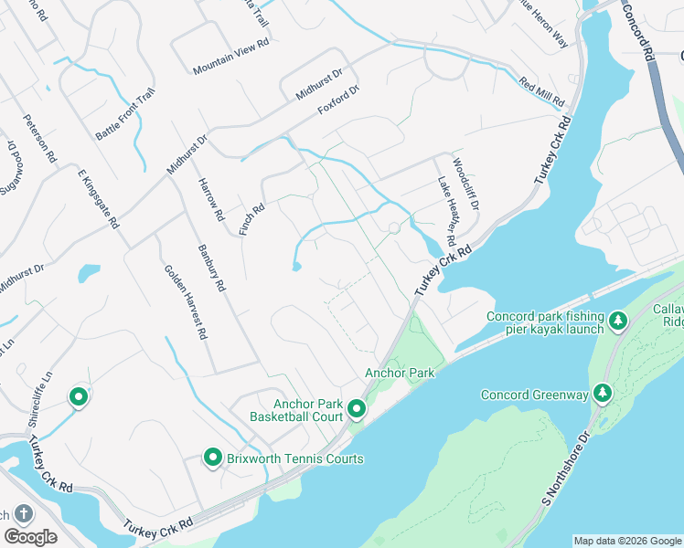 map of restaurants, bars, coffee shops, grocery stores, and more near 800 Anchor Vista Rd in Farragut