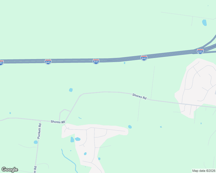 map of restaurants, bars, coffee shops, grocery stores, and more near 4420 Shores Road in Murfreesboro