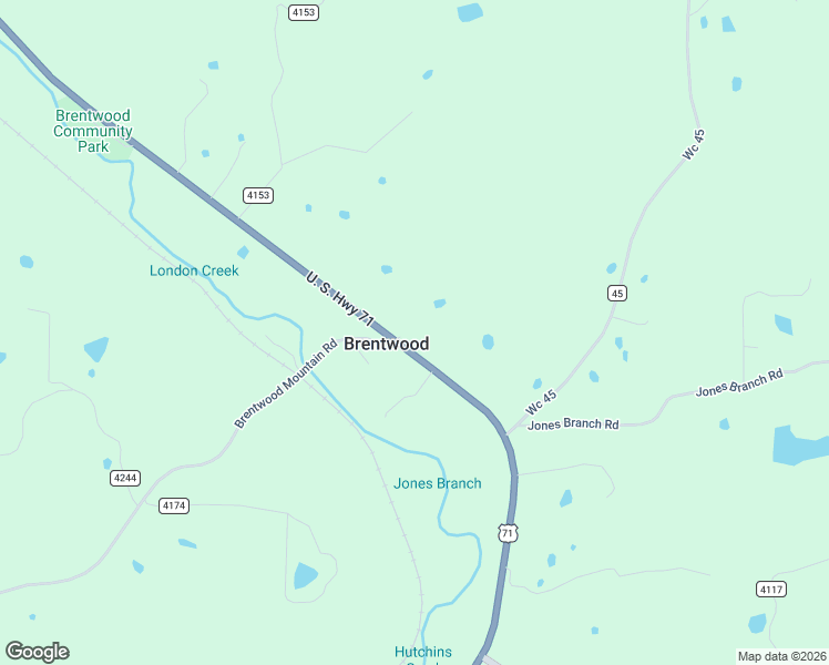 map of restaurants, bars, coffee shops, grocery stores, and more near 16710 U.S. 71 in Winslow