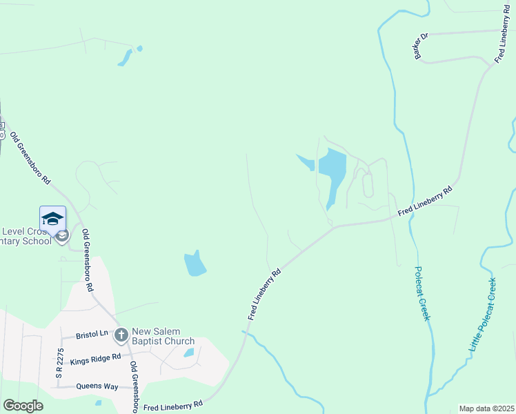map of restaurants, bars, coffee shops, grocery stores, and more near 5203 Fred Lineberry Road in Randleman