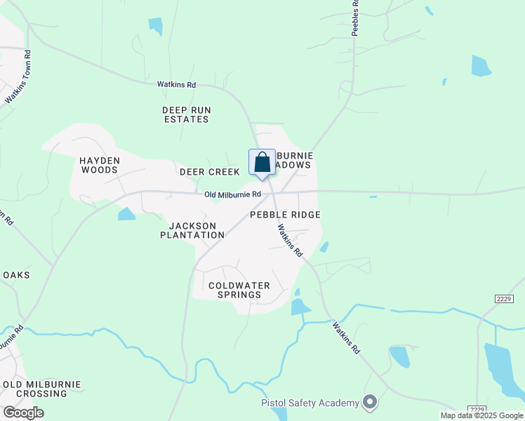 map of restaurants, bars, coffee shops, grocery stores, and more near 3028 Old Crews Road in Raleigh