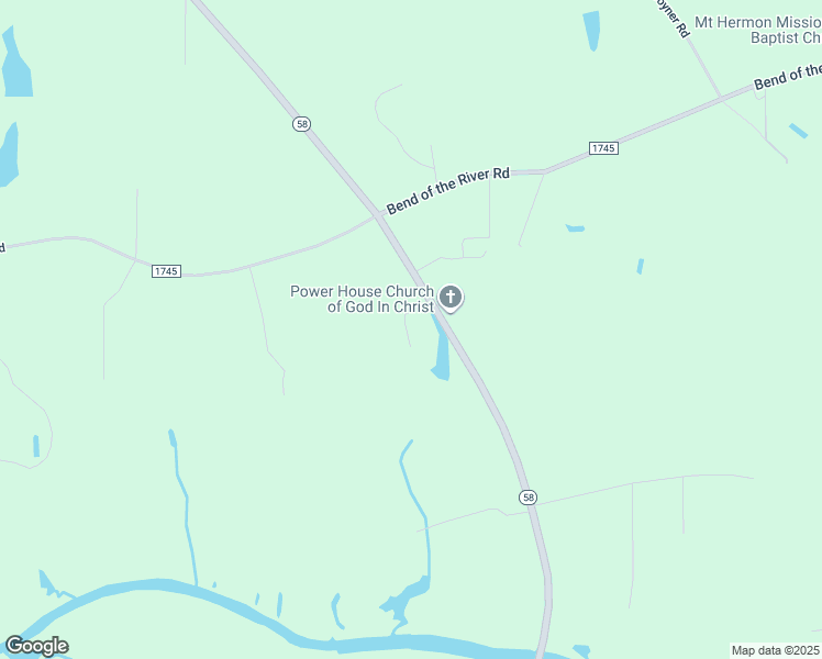 map of restaurants, bars, coffee shops, grocery stores, and more near 8714 North Carolina 58 in Elm City