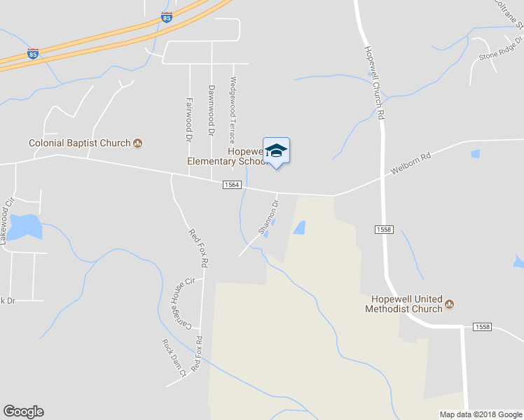 map of restaurants, bars, coffee shops, grocery stores, and more near 4055 Shannon Drive in Trinity