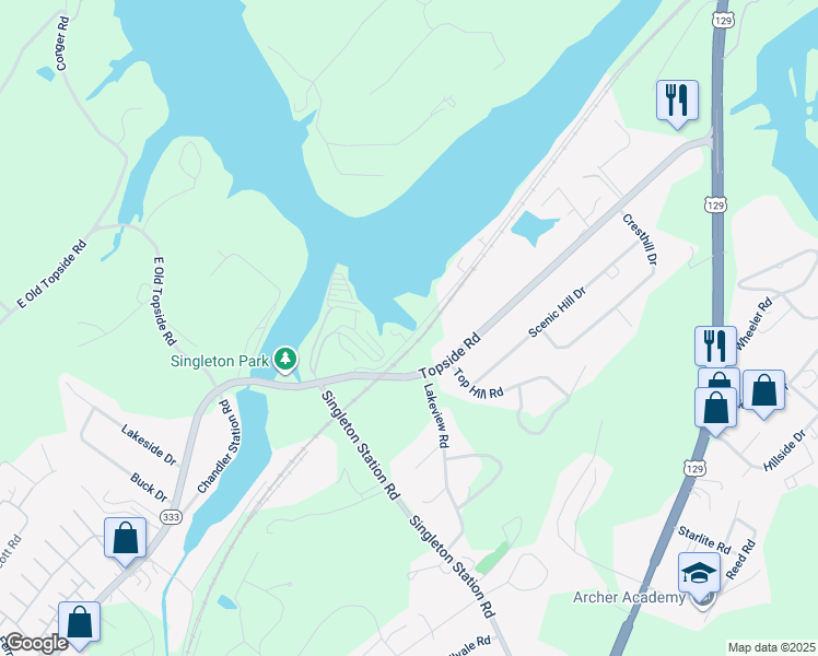 map of restaurants, bars, coffee shops, grocery stores, and more near 4731 Riversedge Road in Louisville