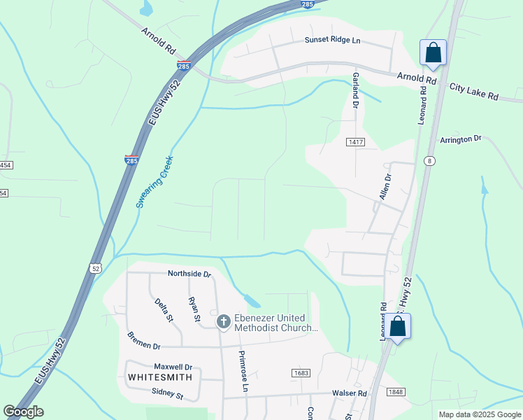 map of restaurants, bars, coffee shops, grocery stores, and more near 578 Towhee Trail in Lexington