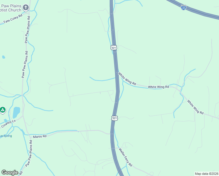 map of restaurants, bars, coffee shops, grocery stores, and more near 444 Montview Road in Lenoir City