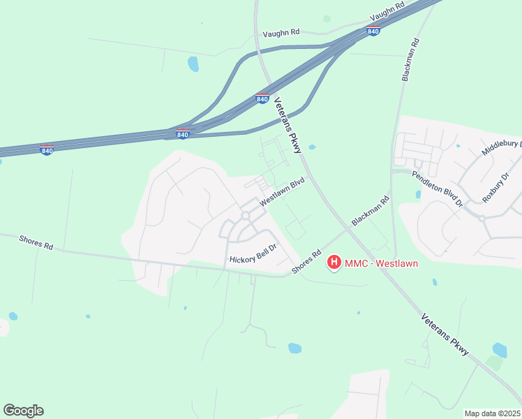 map of restaurants, bars, coffee shops, grocery stores, and more near 1218 Westlawn Boulevard in Murfreesboro