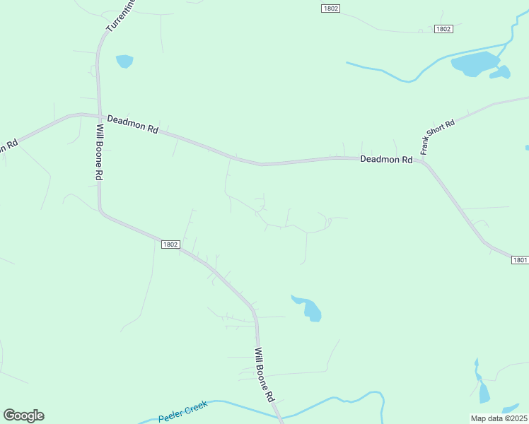 map of restaurants, bars, coffee shops, grocery stores, and more near Knoll Crest Road in Davie County