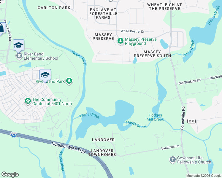 map of restaurants, bars, coffee shops, grocery stores, and more near 4004 Granite Ridge Trail in Raleigh