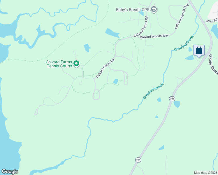 map of restaurants, bars, coffee shops, grocery stores, and more near 112 Winding Ridge Road in Durham