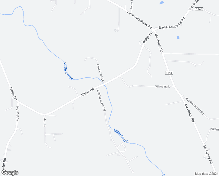 map of restaurants, bars, coffee shops, grocery stores, and more near 341 Ridge Road in Mocksville