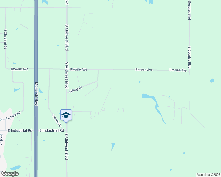 map of restaurants, bars, coffee shops, grocery stores, and more near 1865 Cedar Drive in Guthrie