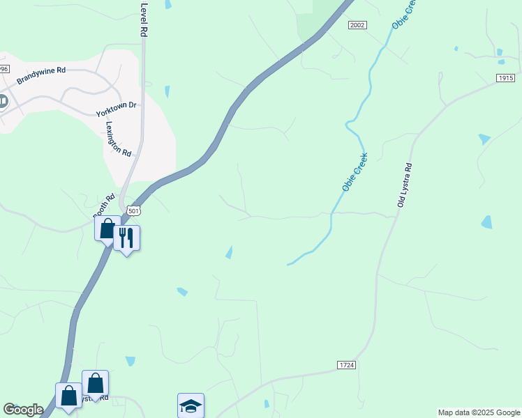 map of restaurants, bars, coffee shops, grocery stores, and more near 510 Sun Forest Way in Chapel Hill