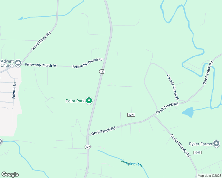 map of restaurants, bars, coffee shops, grocery stores, and more near 104 Baker Teague Drive in Township of Taylorsville
