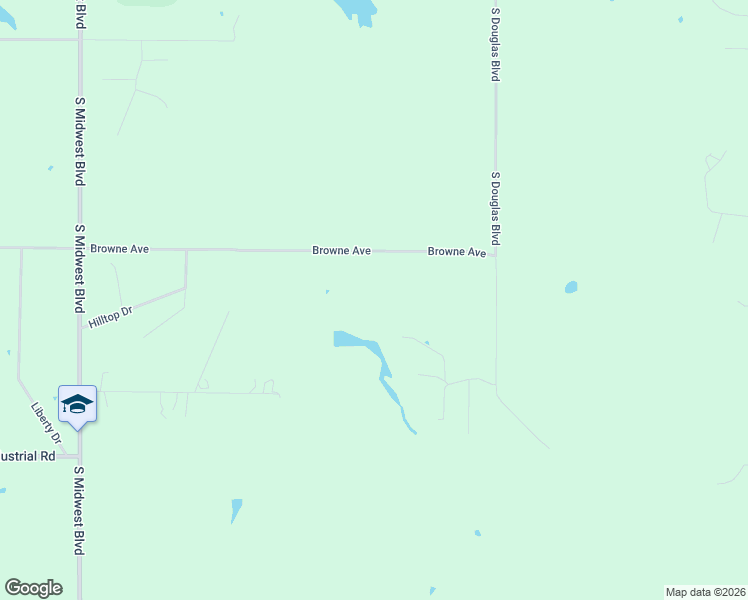 map of restaurants, bars, coffee shops, grocery stores, and more near 3975 Browne Avenue in Guthrie