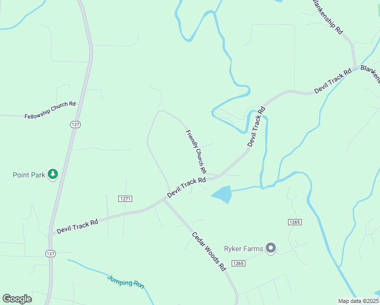 map of restaurants, bars, coffee shops, grocery stores, and more near 686 Friendly Church Road in Township of Taylorsville