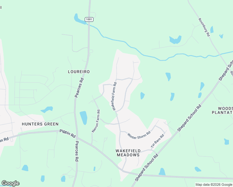 map of restaurants, bars, coffee shops, grocery stores, and more near 1324 Wakefield Farm Road in Zebulon