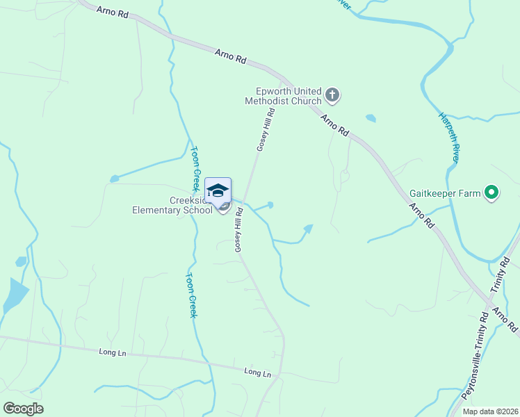 map of restaurants, bars, coffee shops, grocery stores, and more near 4231 Gosey Hill Road in Franklin