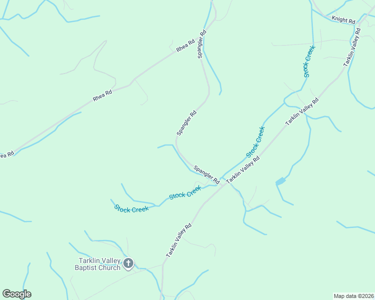 map of restaurants, bars, coffee shops, grocery stores, and more near 8720 Spangler Road in Knoxville